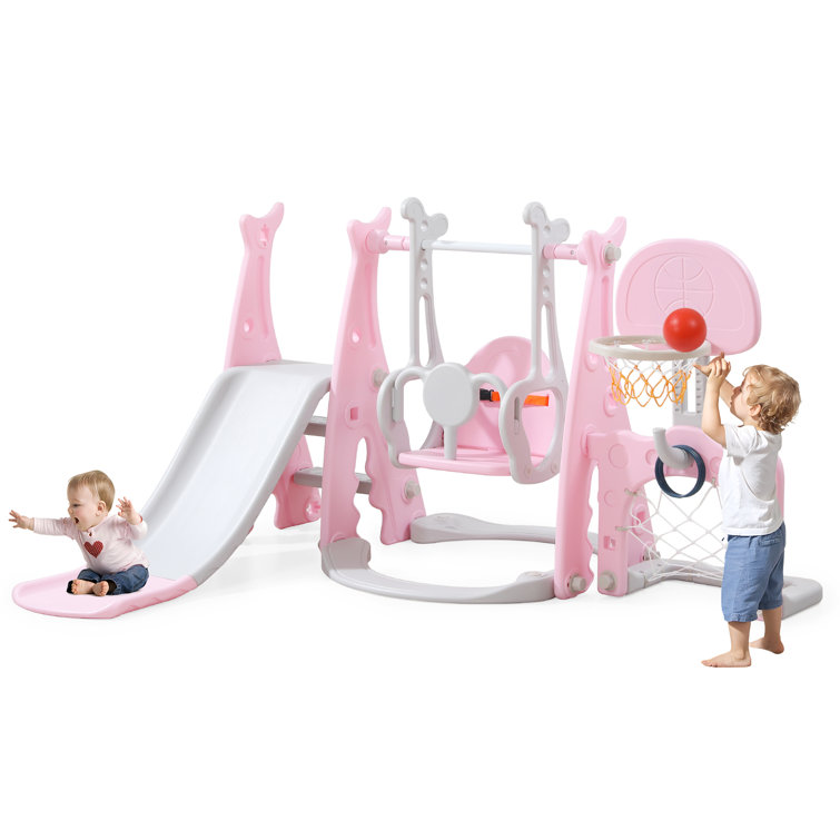 Pink discount baby slide